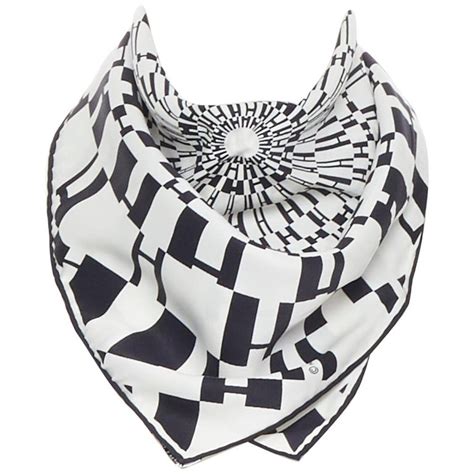 hermes black white scarf|cost of Hermes scarf.